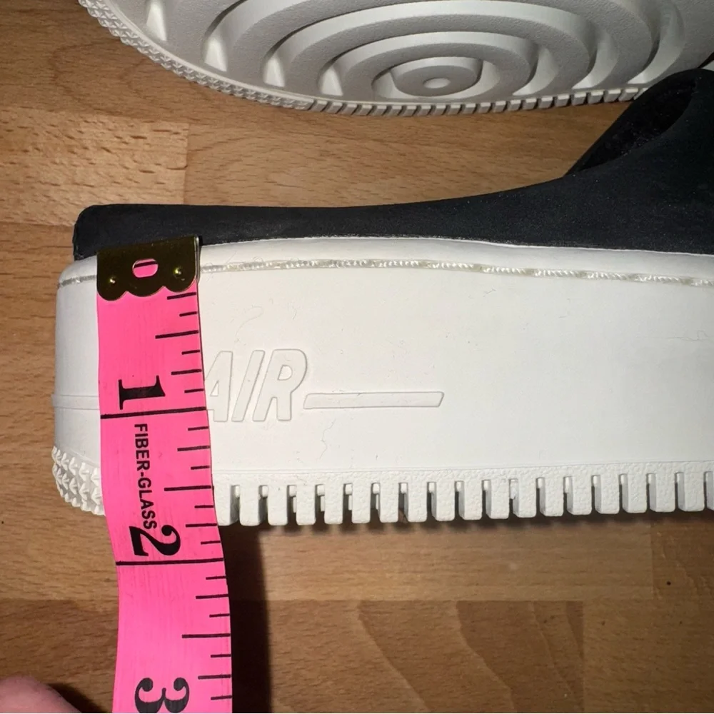 Nike Air Force 1 Lover XX Premium Black BV8249-001 Mule Shoes Women's Sz‎ 9